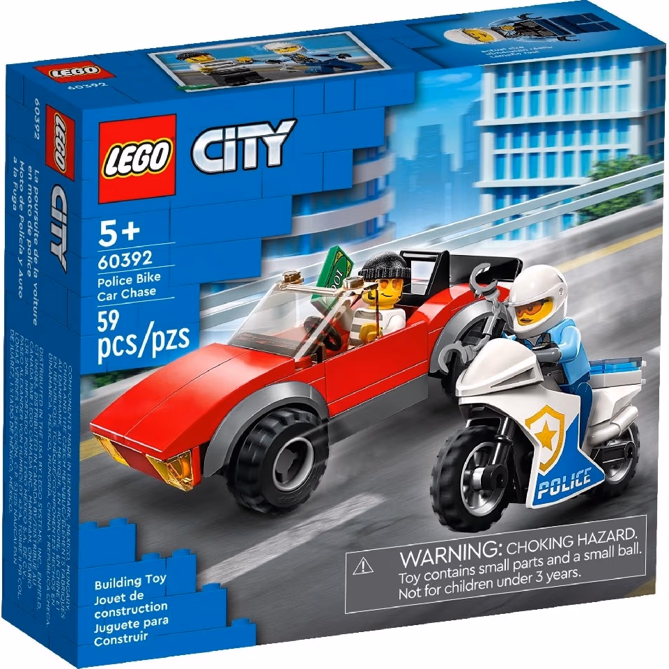 Lego City 60392 Полицейская погоня на байке