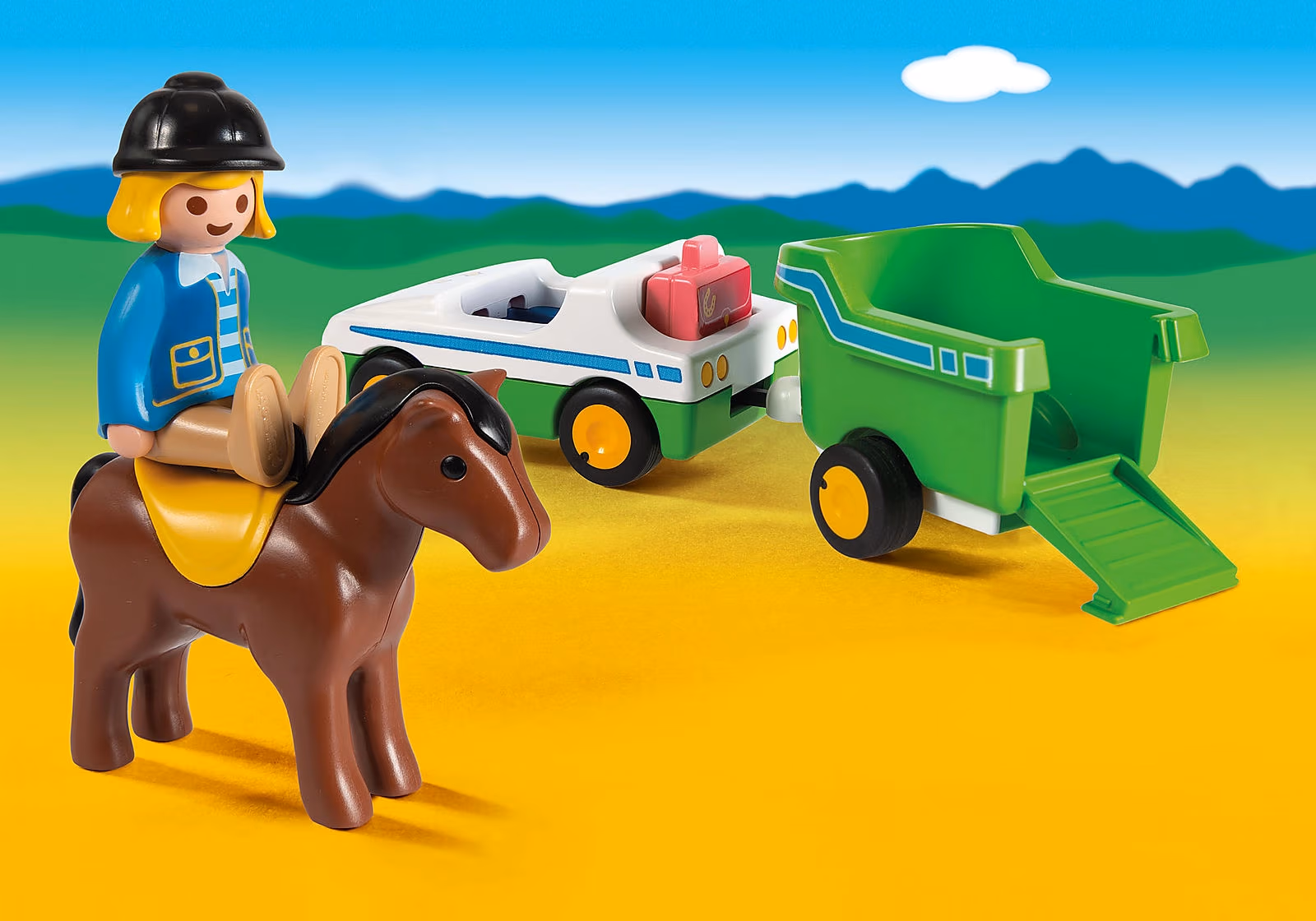 PM70181 Car with Horse Trailer