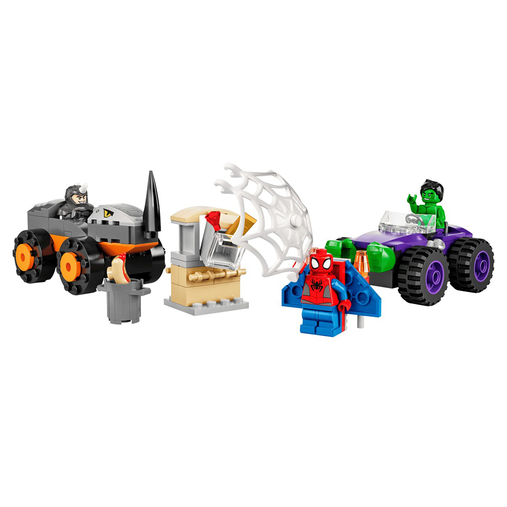 Constructor Lego Marvel Hulk vs. Rhino Truck Showdown 10782 de la 4+ ani photo 2