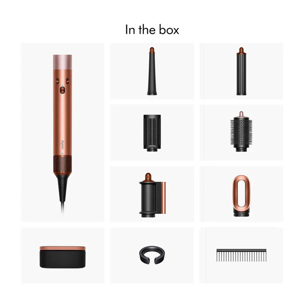Multistyler Dyson Airwrap HS08 ID Amber Silk/Pink Champagne Straight+Wavy Limited Edition photo 4