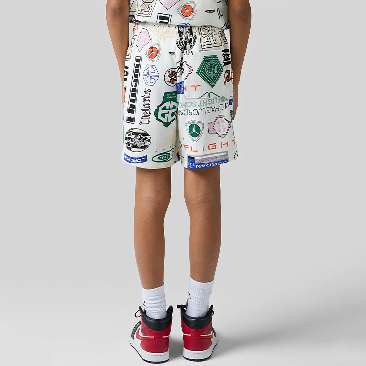 Sorti Nike JDB MJ ESSENTIALS FT AOP SHORT / Barbati / L / Alb photo 7