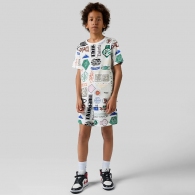 Sorti Nike JDB MJ ESSENTIALS FT AOP SHORT thumbnav 5