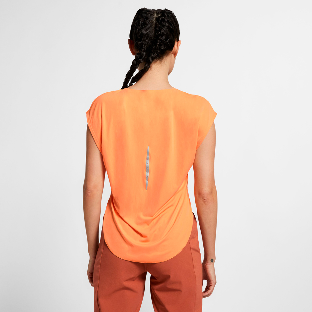 Tricou Nike W NK CITY SLEEK TOP SS / Femei / M / Portocaliu photo 3