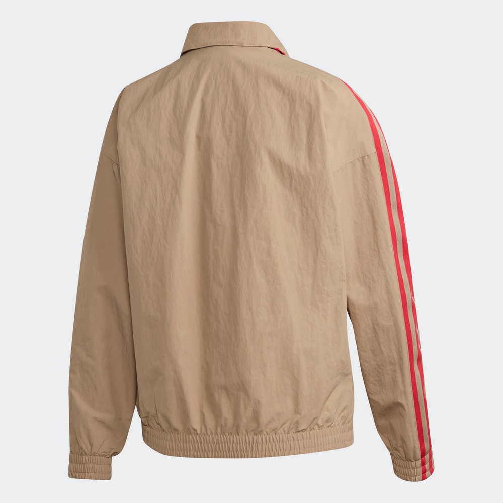 Hanorac Adidas TRACKTOP 30 Bej Femei photo 3