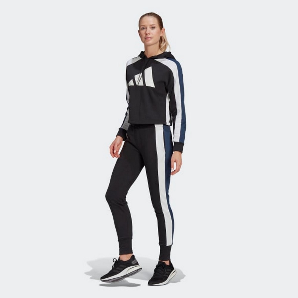 Costum Sportiv Adidas W TS BIG LOGO 2XS Negru Femei photo 2