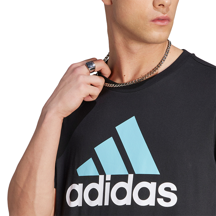 Футболка мужская Adidas M BL SJ T S Черный photo 3