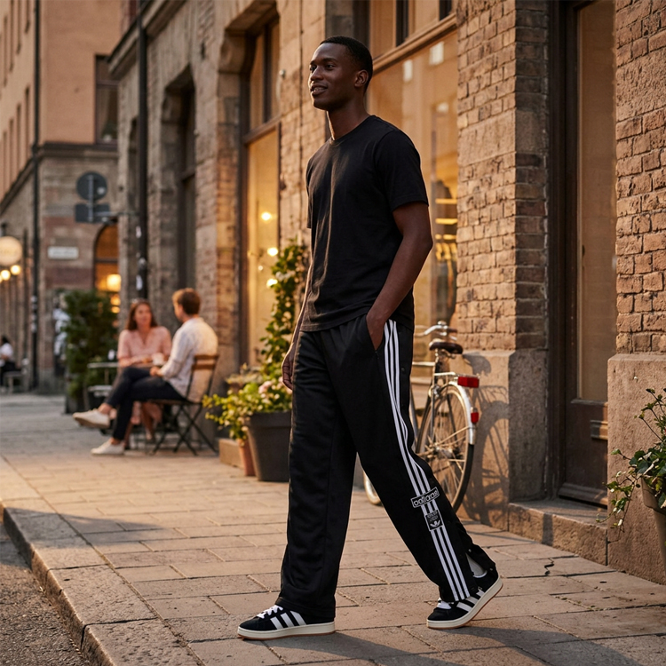 Pantaloni Adidas ADIBREAK XS Negru Barbati photo 6