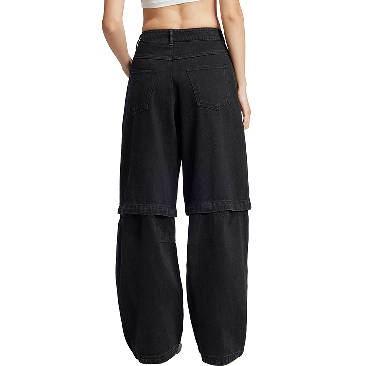 Брюки Adidas DENIM PANT 24 Черный Женский photo 4
