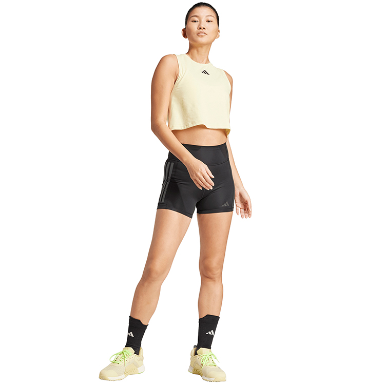 Maiou Adidas BOXY TANK 3S / Femei / M / Galben photo 3
