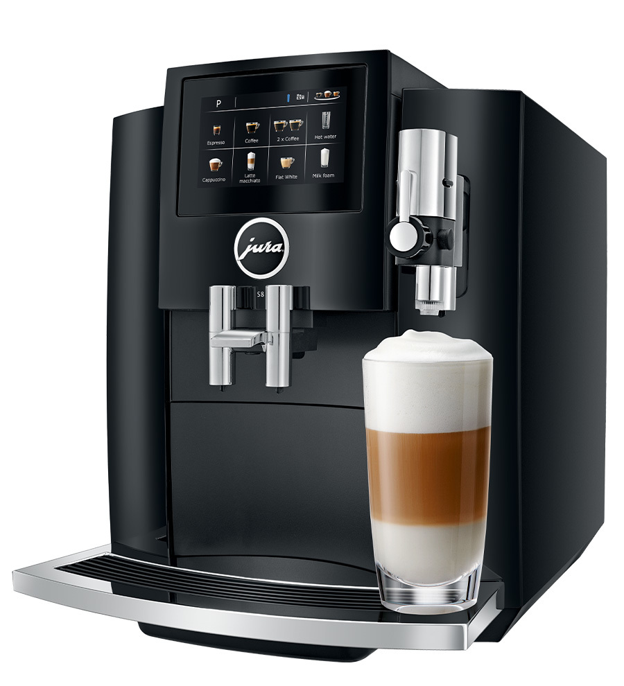 Aparat de cafea Espresso JURA S8 Piano Black, 15482 / 15 bar / Espresso photo 4