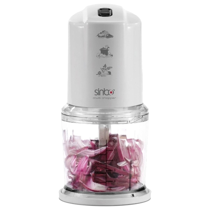 Maruntitor Sinbo SHB3082, 500  ml, 260 W, 1 trepte viteza, Alb photo 