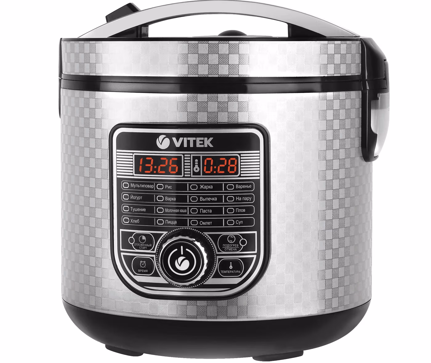 Мультиварка Vitek VT-4282, 5 л, 860 Вт, 16 программ, Серебристый