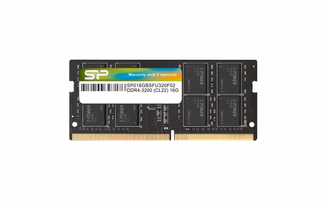 16GB (Kit of 2*8GB) DDR4-3200 SODIMM Silicon Power, (Dual Channel Kit), PC25600, CL22, Single Rank, 1.2V