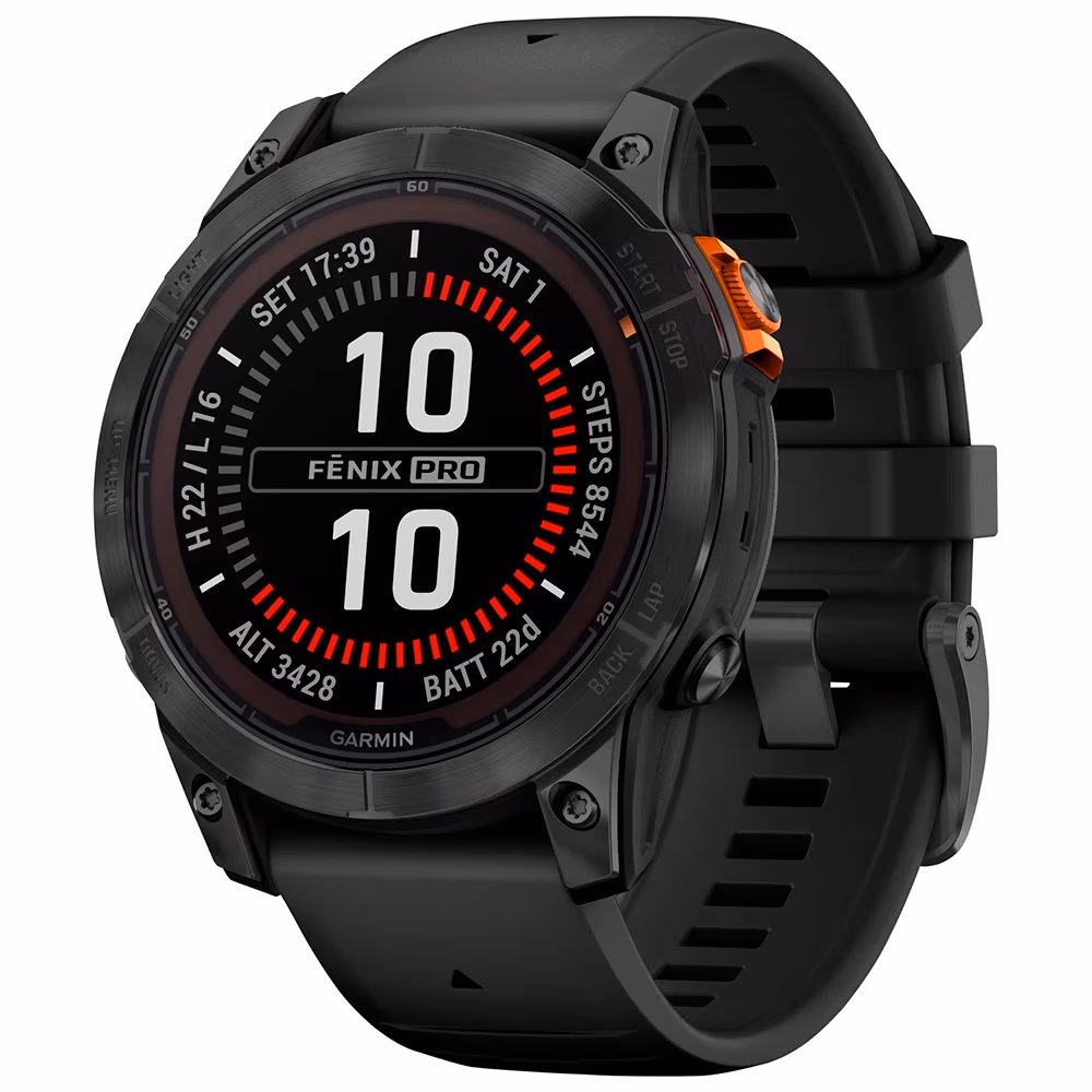 Garmin Fenix 7 Pro - Solar, Slate Grey with Black Band 