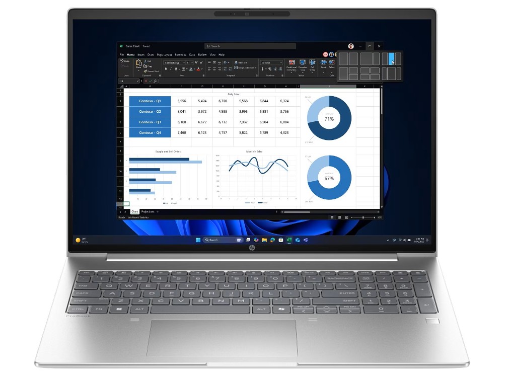 Laptop 16'' HP ProBook 4 G1i / WUXGA/ Intel Core Ultra 7 255H/ 24GB/ 512GB SSD/ Win11Pro photo 1