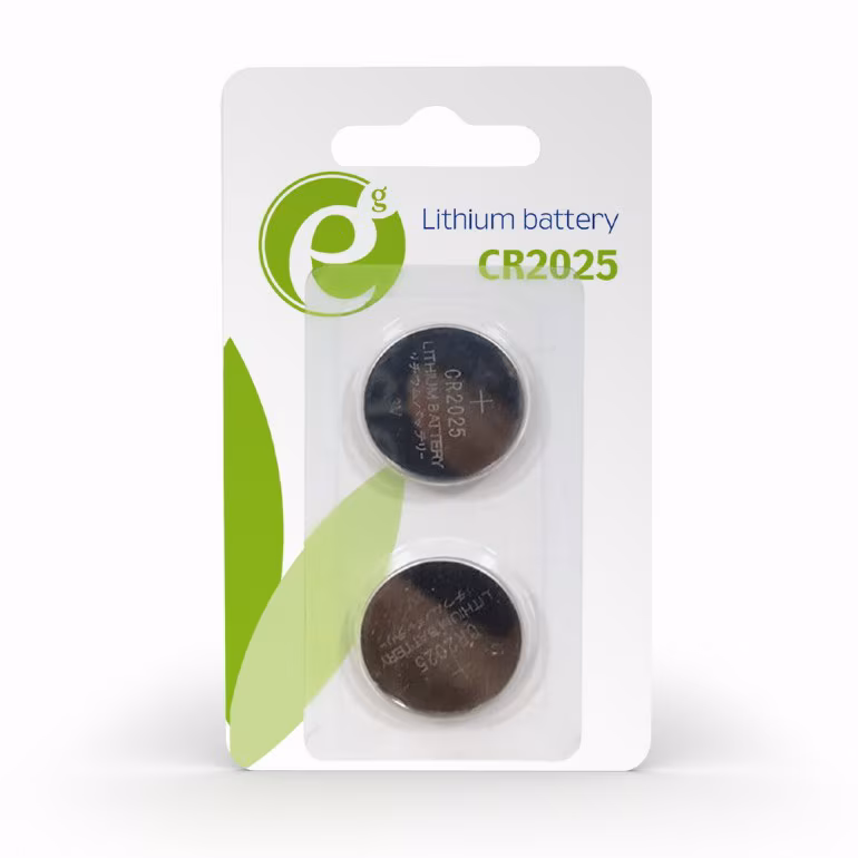 Gembird  Button cell CR2025, 2pcs, High performance and long lifetime