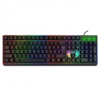 SVEN KB-G8000 Gaming Keyboard, membrane with tactile feedback,105 keys, 20 Fn-keys, Backlight, 	Rus, 1.8m, USB, Рус/Укр/Eng, Black