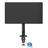 Arm for 1 monitors 13”-31.5” -  AOC AS110DX with integrated USB Hub, Black, USB Hub: USB-C + USB3.0, Desk Clamp/Grommet, Aluminum structure, Gas spring, Height adjustment, Max.Load: 2-9kg, Tilt: '-90°~+85°, Swivel:180°, Rotation:360°, Hidden cable managem thumbnav 3