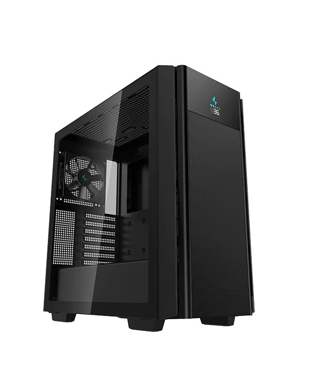 Carcasa DEEPCOOL CH510 MESH DIGITAL / no PSU / Side-Window / 1x120mm / ATX / Black photo 1