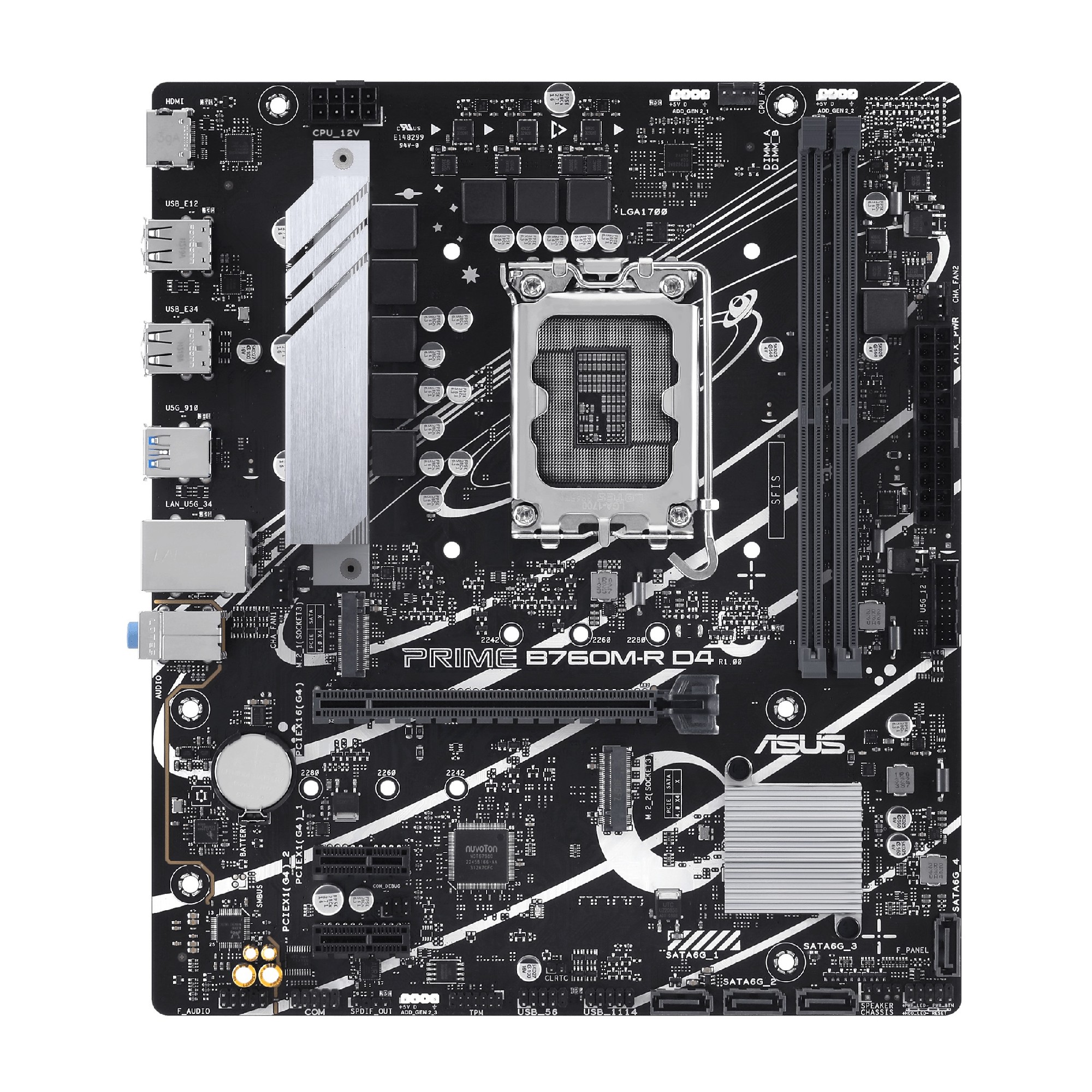 Placa de baza ASUS PRIME B760M-K D4 / 1700 / B760 / DDR4 / mATX photo 2