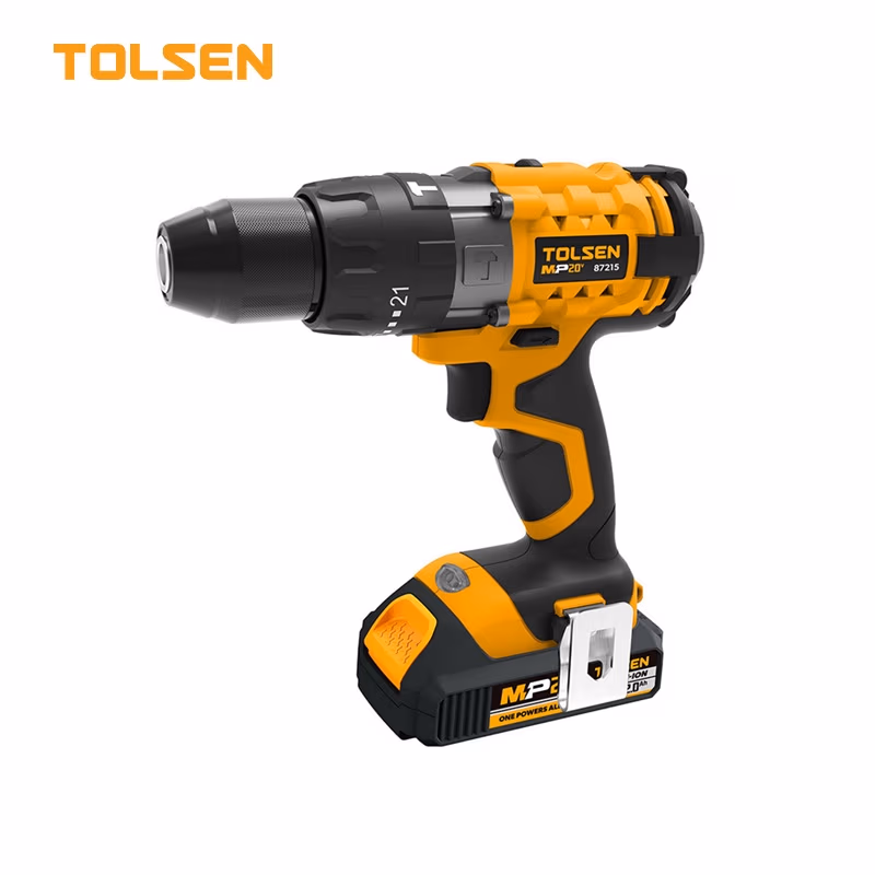 Шуруповёрт Li-Ion MP20V 2,0Ah ударный 13мм TOLSEN