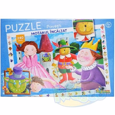 Noriel NOR2990 Puzzle 240 Piese - Motanul Incaltat 2017 