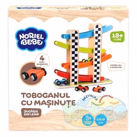Noriel INT4654 Noriel Bebe Wood - Tobogan Cu Masinute