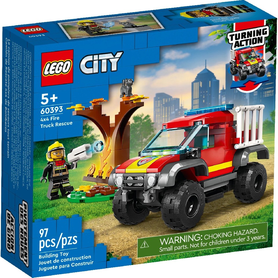 Lego City 60393 Спасательный пожарный внедорожник photo 1