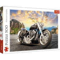 Trefl Puzzles 37384 - 500 Черный мотоцикл thumbnav 1