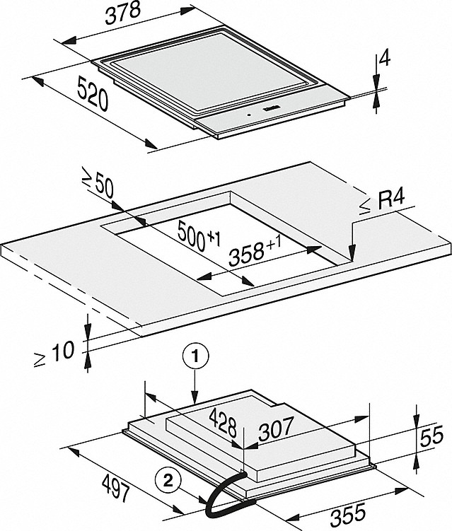 Plita incorporabila inductie Miele Teppan Yaki SmartLine CS7632FL photo 1