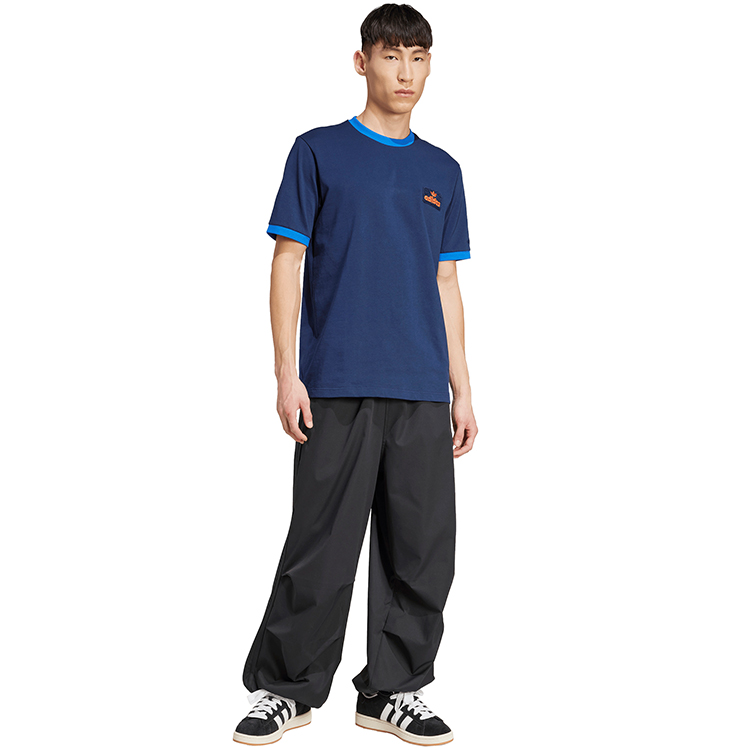 Футболка мужская Adidas CONTRAST TEE XS Синий photo 3