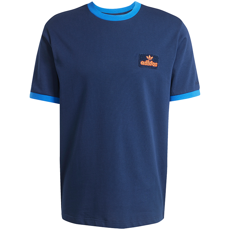 Футболка мужская Adidas CONTRAST TEE XS Синий photo 4