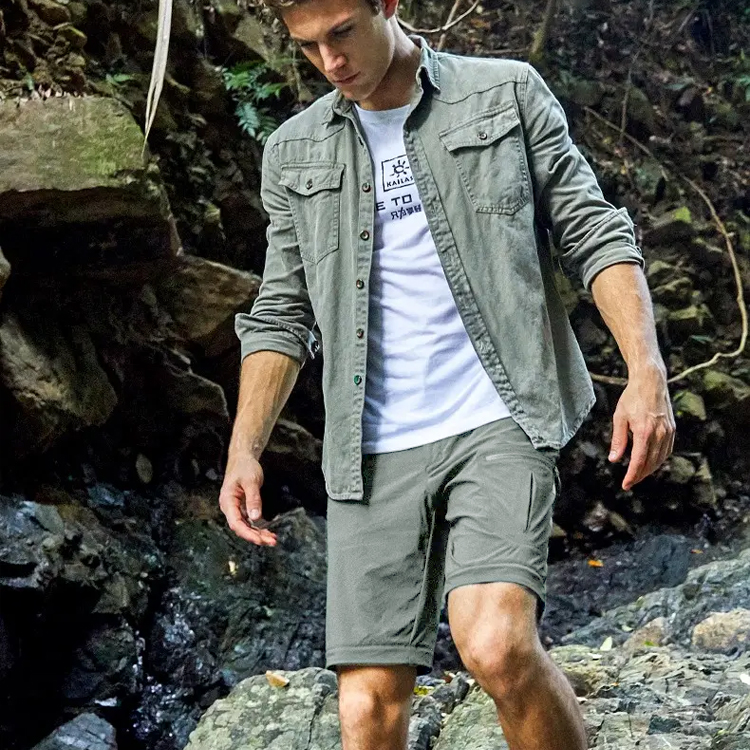 Брюки Kailas Travel Two-section Shorts XL Серый Мужской photo 2