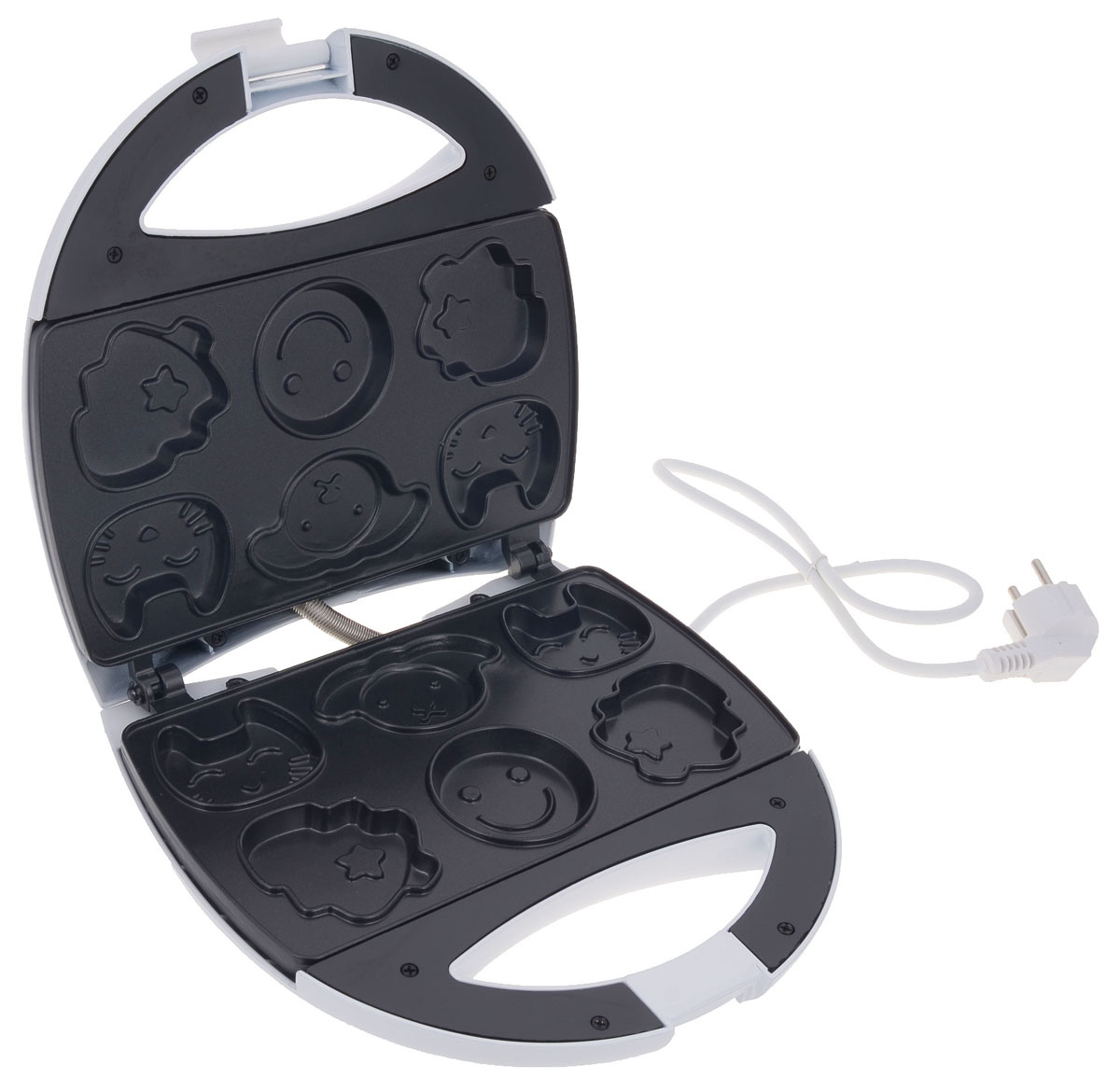 Waffle fier Saturn ST-EC1083, 750 W, Alb photo 2