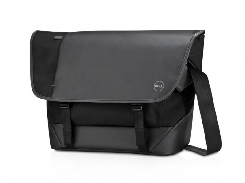15.6" NB Bag - Dell Premier Messenger, Black, Multiple Storage Pockets. photo 1