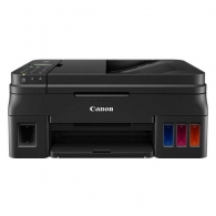 MFD CISS Canon Pixma G4411, Color Printer/Scanner/Copier/FAX/Wi-Fi, ADF(20-sheet), A4, Print 4800x1200dpi_2pl, Scan 600x1200dpi, ESAT 12.2/8.7 ipm,64-275г/м2, LCD display_6.2cm,USB 2.0, 4 ink tanks: GI-490BK,GI-490C,GI-490M,GI-490Y thumbnav 1