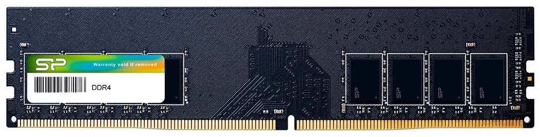 8GB DDR4-3200 Silicon Power XPOWER AirCool DDR4 Gaming UDIMM, PC25600, CL16, 1Gx8, Single Rank, 1.35V, Intel® XMP, Black photo 1
