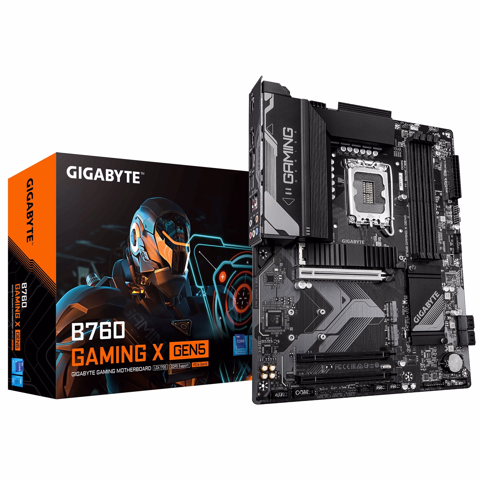 Материнская плата GIGABYTE B760 GAMING X GEN5/ 1700/ B760/ DDR5/ ATX