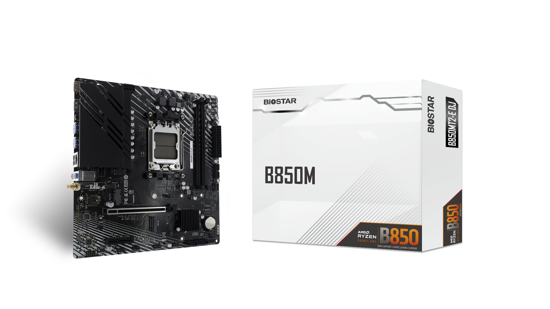 Материнская плата BIOSTAR B850MT2-E DJ / AM5 / B850 / DDR5 / mATX photo 1