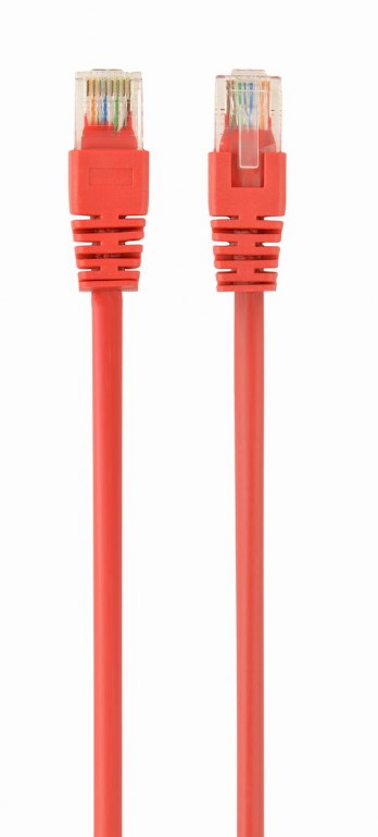 UTP Cat.5e Patch cord, 1m, Red photo 1