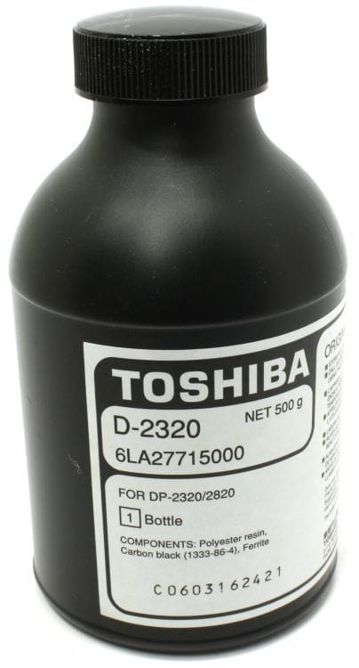 Developer Toshiba D-2320 (500g/appr. 90 000 pages 6%) for e-STUDIO 18/181/223/243/195 photo 1 Developer Toshiba D-2320 (500g/appr. 90 000 pages 6%) for e-STUDIO 18/181/223/243/195 photo 1