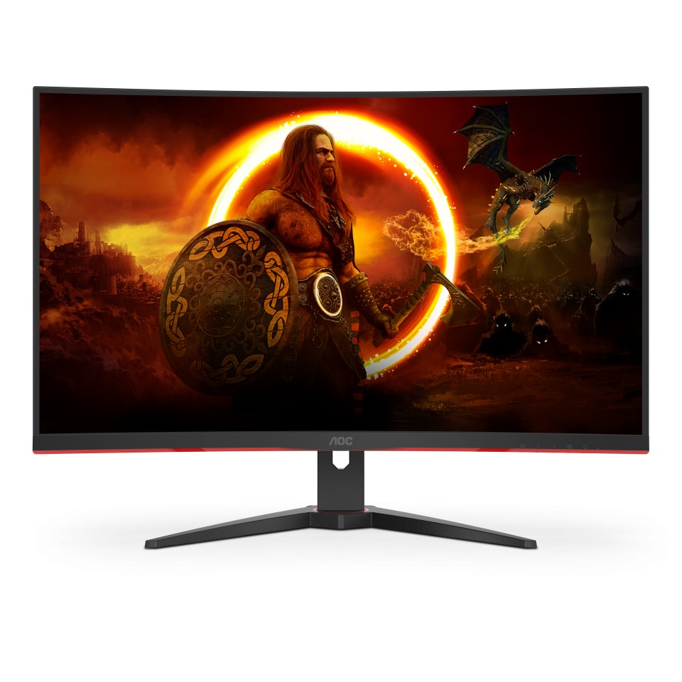 31.5" Игровой Монитор AOC C32G2AE/BK / Curved / 1ms / 165Hz / Black photo 1