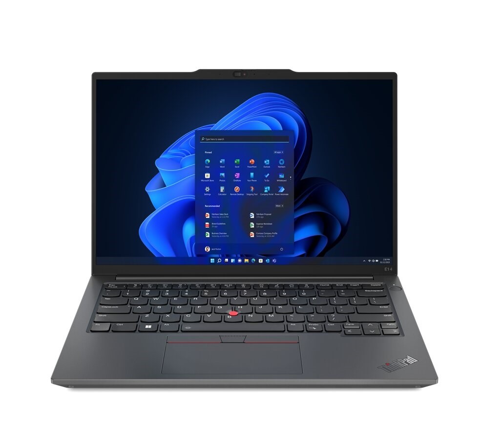 Laptop 14” Lenovo ThinkPad E14 Gen 5 / WUXGA / (Intel Core i7-1355U/ 16GB / 512GB SSD / Blac photo 1