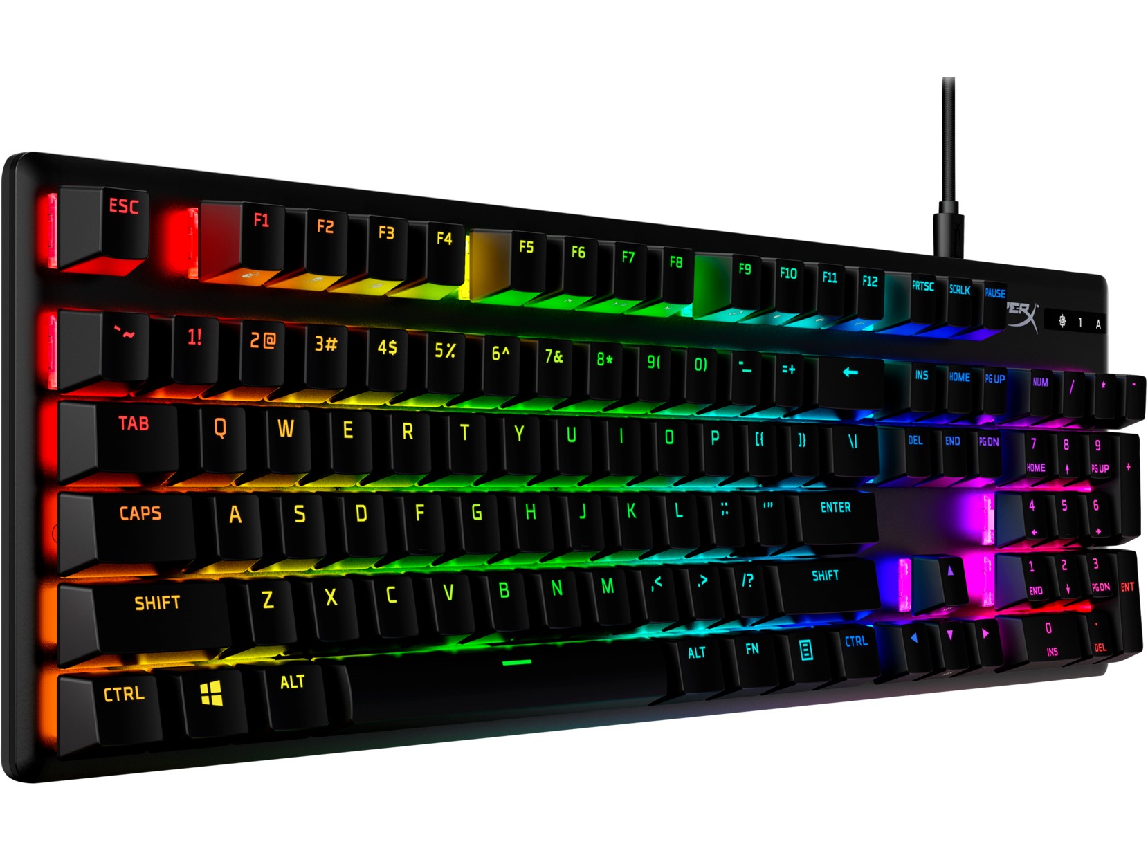 Клавиатура HYPERX Alloy Origins PBT HX Red - Linear key switch [639N3AA#ABA] photo 2