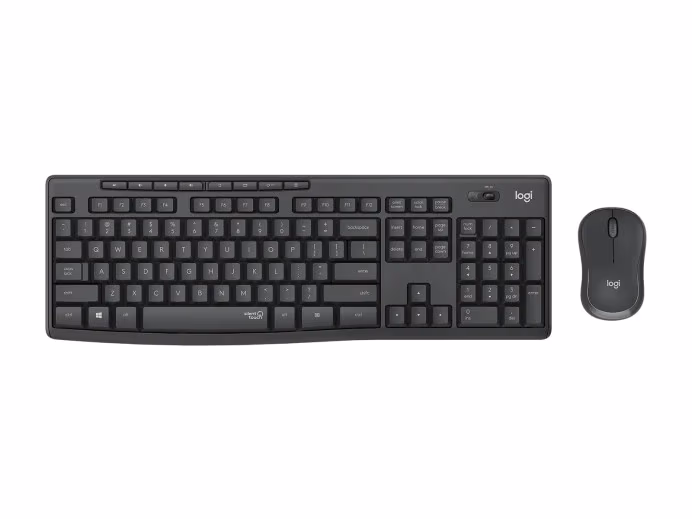 Беспроводная Клавиатура и мышка Logitech MK295 Silent, Graphite 