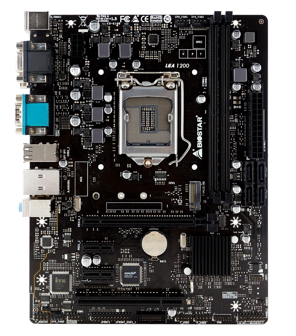 Материнская плата BIOSTAR H410MHG/ Socket 1200 / H410 / DDR4 / mATX photo 2