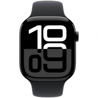Smart watch Apple Watch Series 10 GPS 46mm Jet Black Aluminium Case with Black Sport Band - S/M (MWWP3QI/A) thumbnav 2