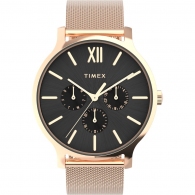 Transcend™ Multifunction 38mm Stainless Steel Mesh Band Watch TW2W19900 thumbnav 1