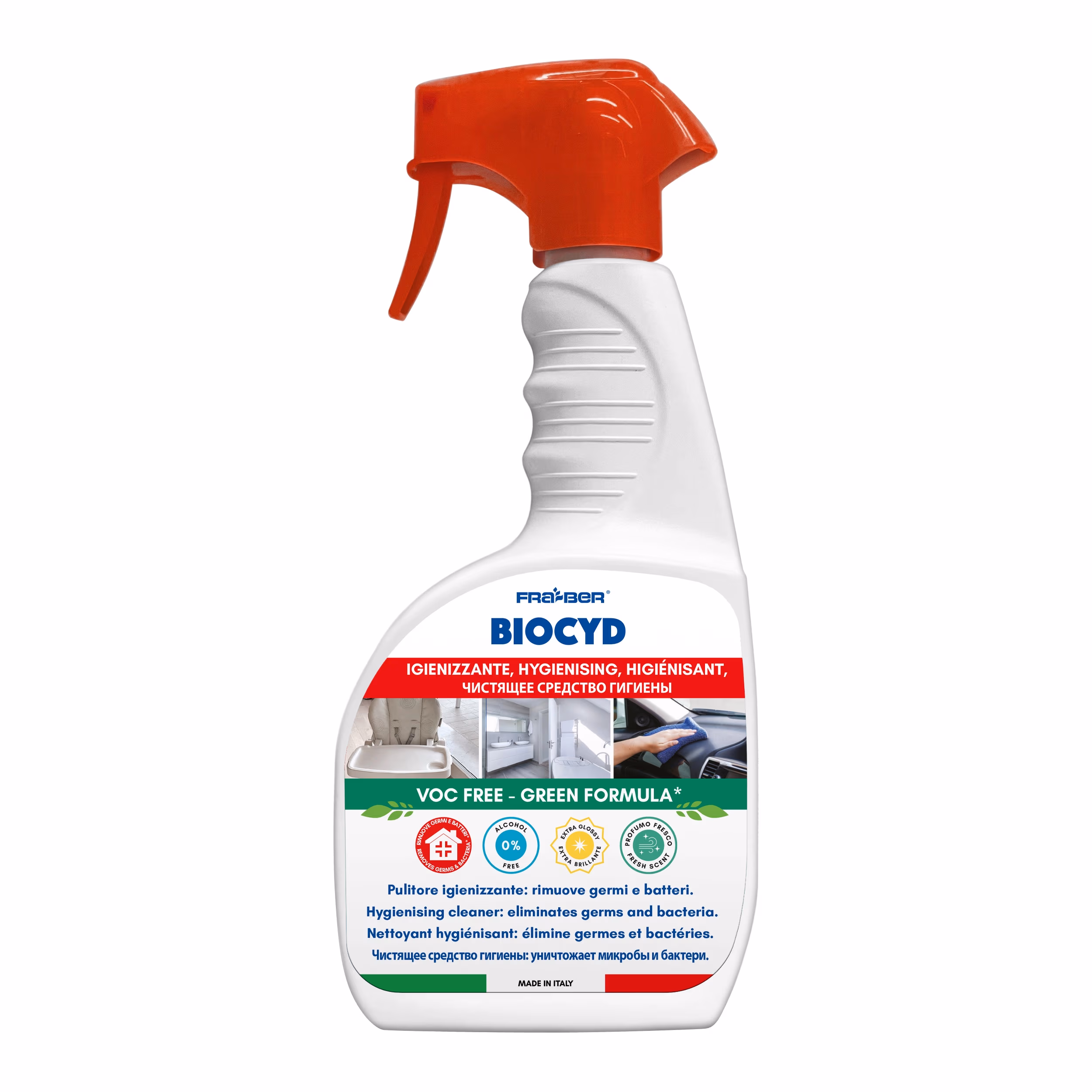 Solutie de igienizare ce elimina germenii si bacteriile, BIOCYD IGIENIZZANTE 750ml 