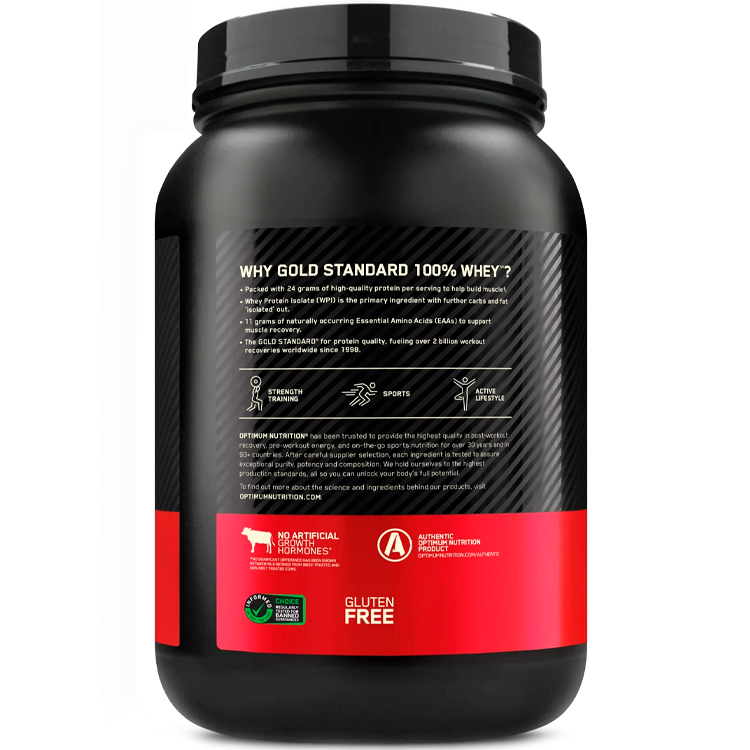 Proteine din zer Optimum Nutrition Gold Standard 100% WHEY Vanilla Ice Cream 2lb/907 g photo 3